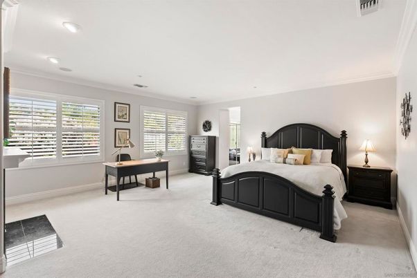 Bedroom, Home Office, Interior, Recessed Lighting