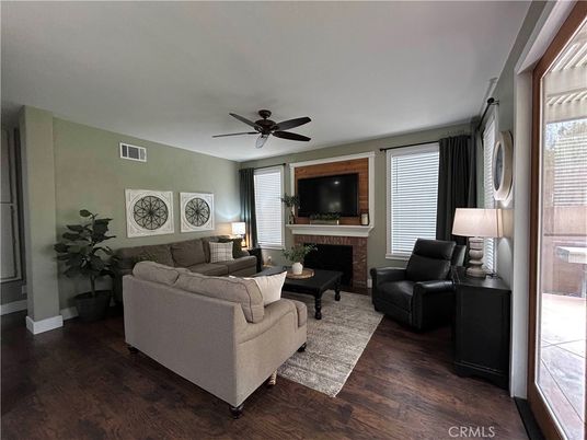 Fireplace, Interior, Living room, Wood Texture Flooring
