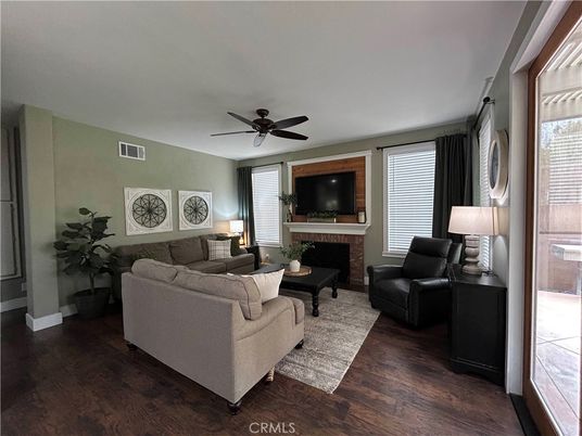 Fireplace, Interior, Living room, Wood Texture Flooring