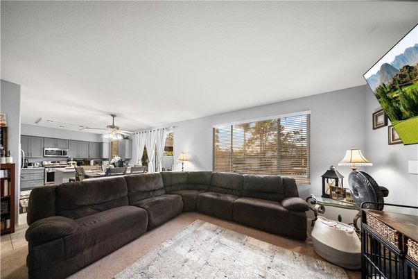 Dining room, Interior, Kitchen, Living room, Stainless Steel Appliances