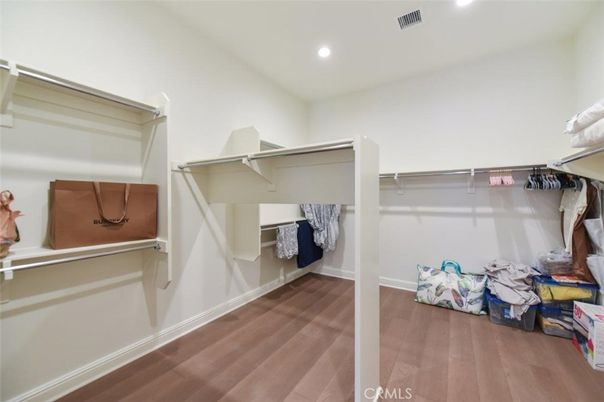 Interior, Recessed Lighting, Walk-in Closets, Wood Texture Flooring