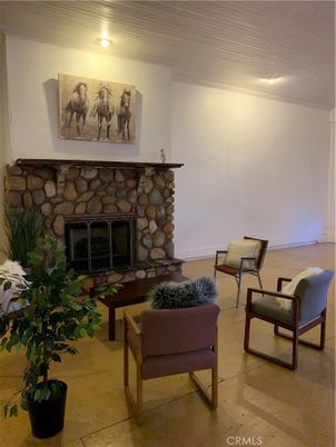 Fireplace, Interior, Living room, Stone Walls