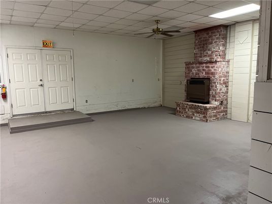 Empty room, Fireplace, Interior, Stone Walls