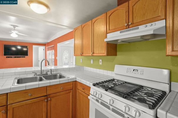 Interior, Kitchen, Tile Countertops