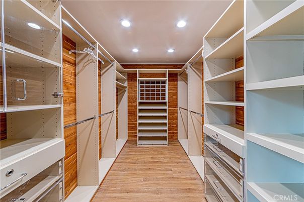 Interior, Recessed Lighting, Walk-in Closets, Wood Texture Flooring