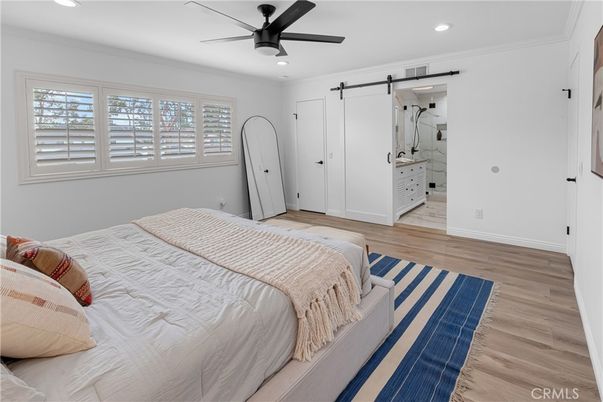 Bathroom, Bedroom, Interior, Recessed Lighting, Wood Texture Flooring