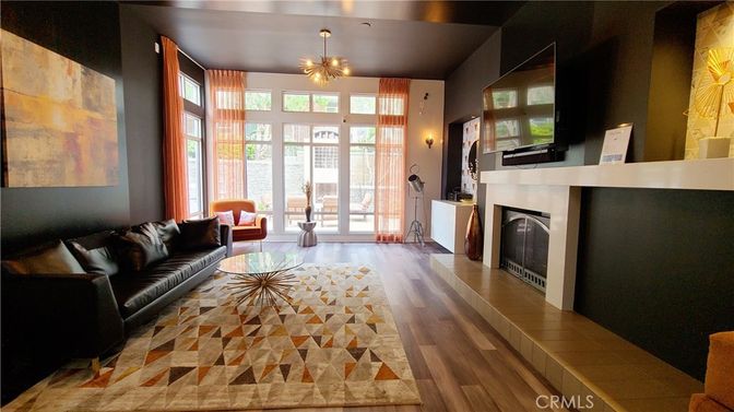 Fireplace, Interior, Living room, Wood Texture Flooring