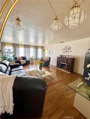 Chandelier, Interior, Living room, Wood Texture Flooring