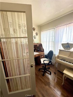Home Office, Interior, Piano, Wood Texture Flooring