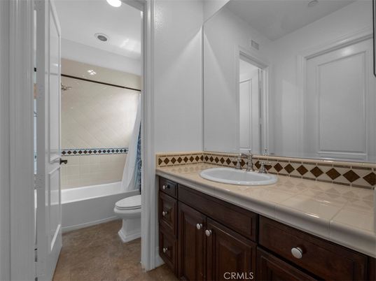 Bathroom, Interior, Recessed Lighting, Tile Countertops
