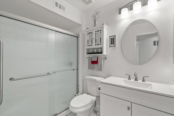 Bathroom, Glass Shower, Interior
