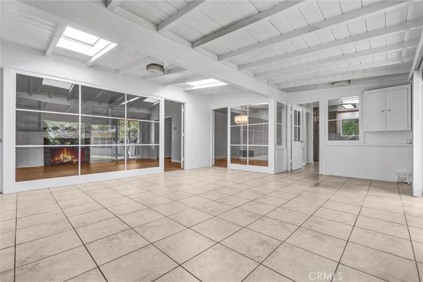 Empty room, Fireplace, Interior