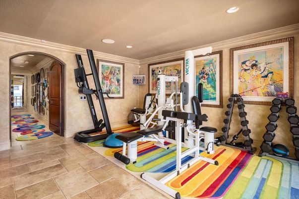 Fitness Equipment, Interior, Recessed Lighting