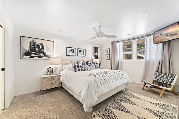 Bedroom, Interior, Recessed Lighting
