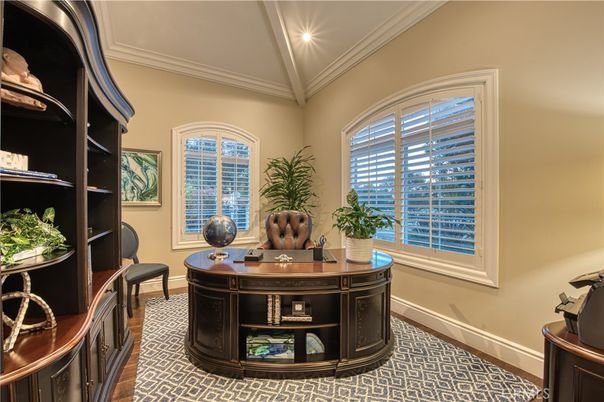 Home Office, Interior, Recessed Lighting