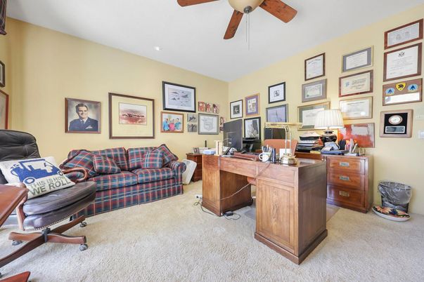 Home Office, Interior, Recessed Lighting