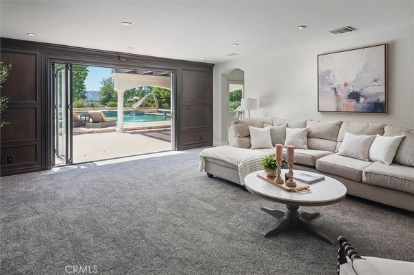 Interior, Living room, Recessed Lighting