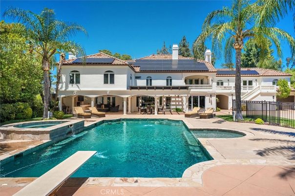 Exterior, Pool, Solar Panels