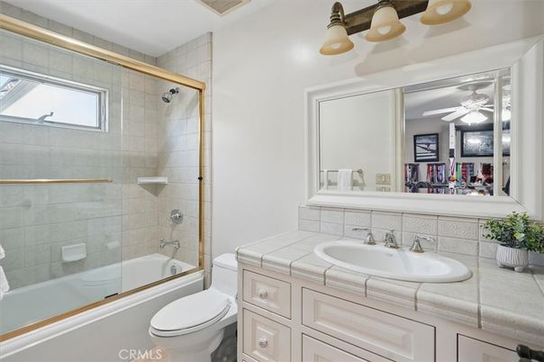 Bathroom, Glass Shower, Interior, Tile Countertops