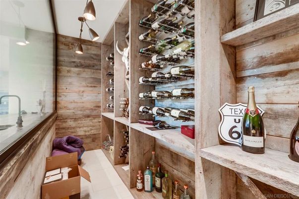 Interior, Pendant Lights, Wine Storage, Wooden Walls
