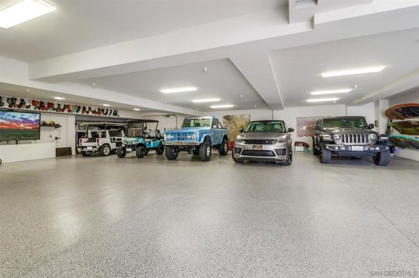 Garage, Interior, Recessed Lighting