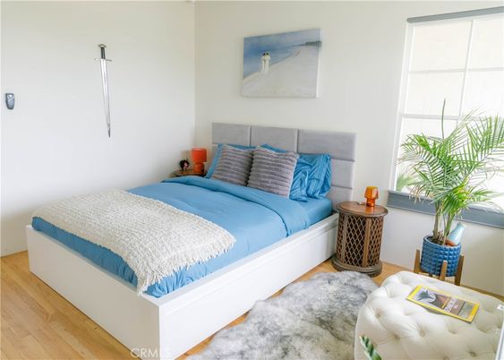 Bedroom, Interior, Wood Texture Flooring