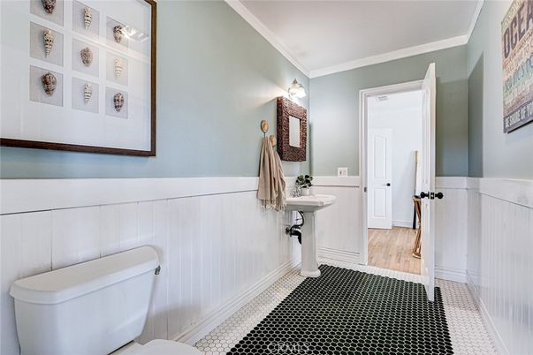 Bathroom, Interior, Wood Texture Flooring