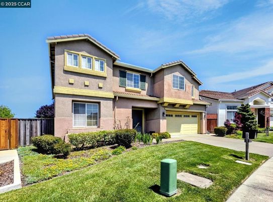 Attached, Exterior, Facade, Brick Facade, Mediterranean