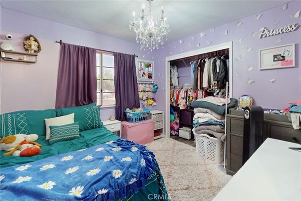 Bedroom, Chandelier, Interior