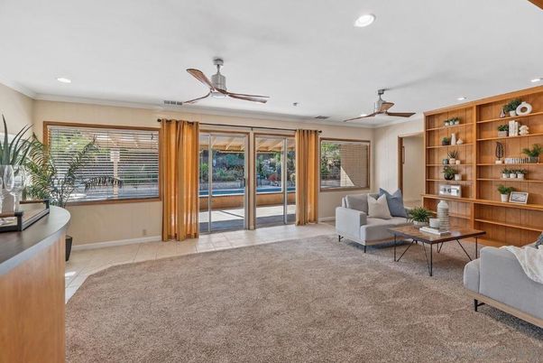 Interior, Living room, Recessed Lighting