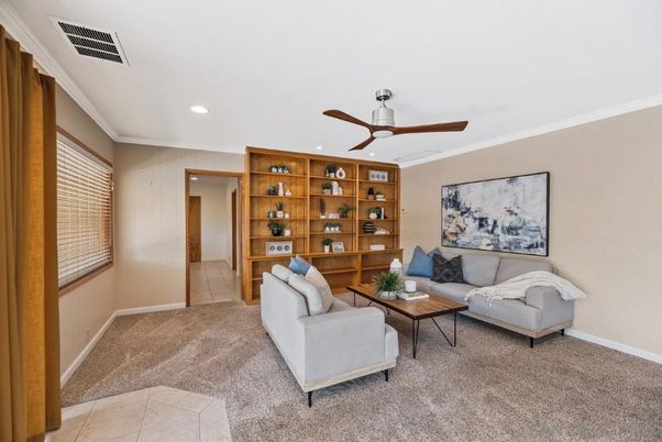 Interior, Living room, Recessed Lighting