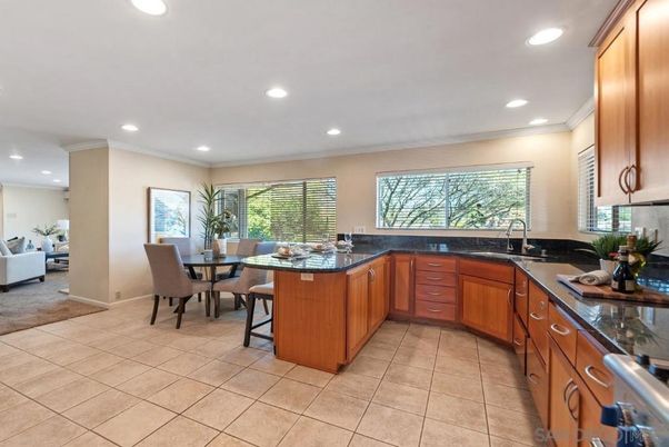 Dining room, Interior, Kitchen, Living room, Recessed Lighting