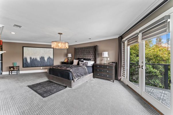 Bedroom, Chandelier, Interior, Recessed Lighting