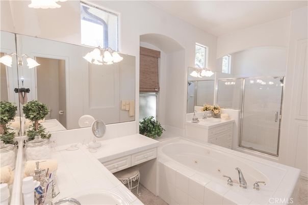 Bathroom, Dual Sink Vanities, Glass Shower, Interior