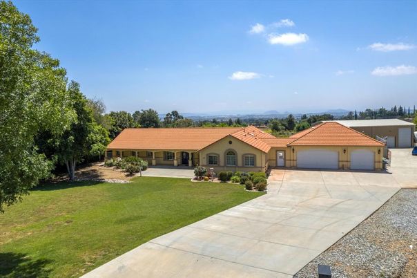 Attached, Backyard, Exterior, Facade, Mediterranean