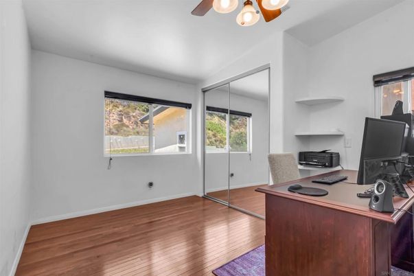 Home Office, Interior, Wood Texture Flooring