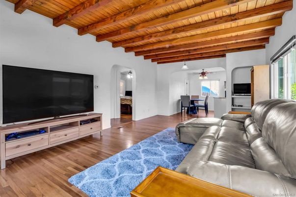 Dining room, Interior, Living room, Wooden Beams, Wooden Ceilings, Wood Texture Flooring