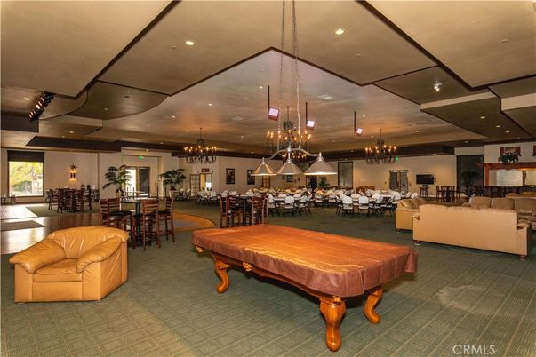 Billiard Table, Chandelier, Dining room, Game Room, Interior, Living room, Recessed Lighting