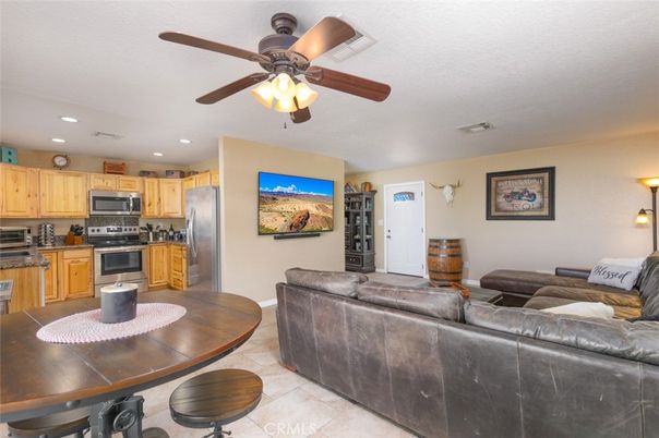 Interior, Kitchen, Living room, Recessed Lighting, Stainless Steel Appliances