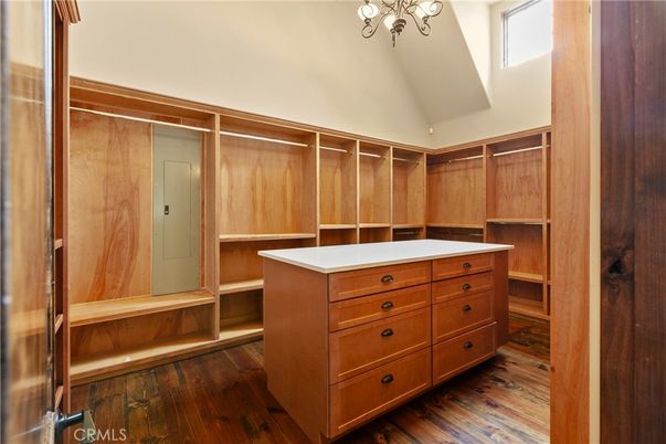 Chandelier, Interior, Walk-in Closets, Wood Texture Flooring