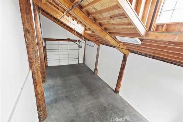 Garage, Interior, Wooden Beams, Wooden Ceilings