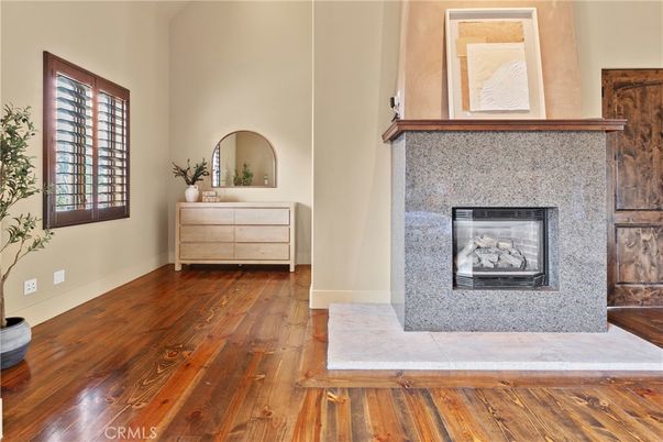 Fireplace, Interior, Wood Texture Flooring