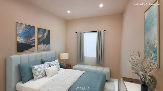 Bedroom, Interior, Recessed Lighting