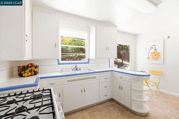 Interior, Kitchen, Tile Countertops
