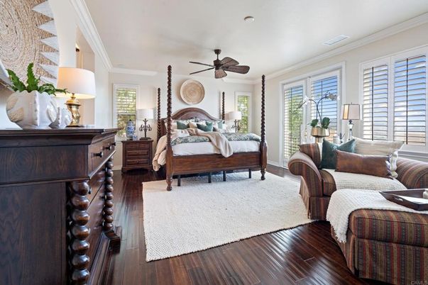 Bedroom, Interior, Wood Texture Flooring