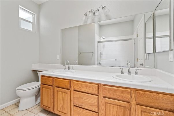 Bathroom, Dual Sink Vanities, Interior, Tile Countertops