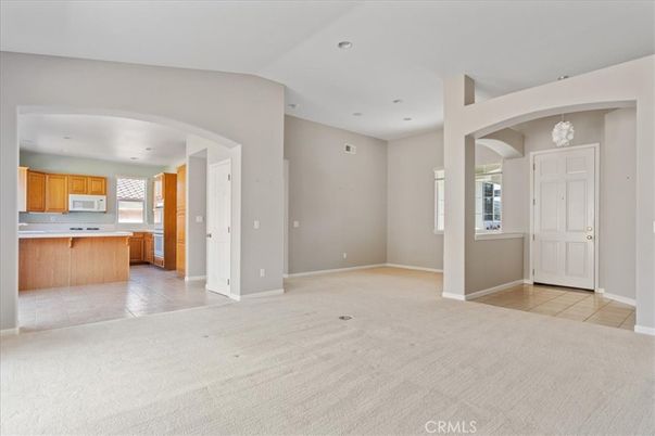 Empty room, Interior, Kitchen, Recessed Lighting