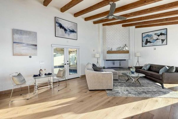Interior, Living room, Wooden Beams, Wood Texture Flooring