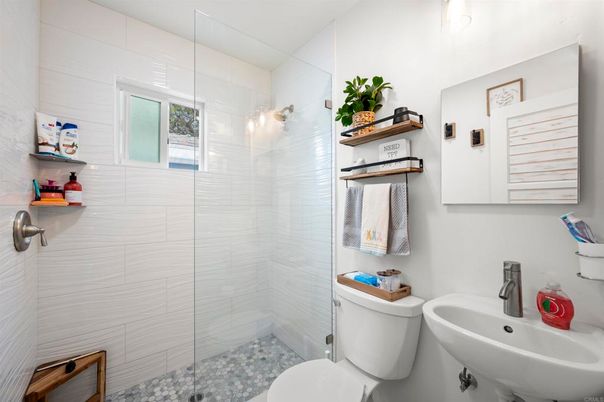 Bathroom, Glass Shower, Interior
