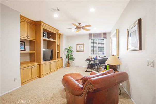Home Office, Interior, Living room, Recessed Lighting